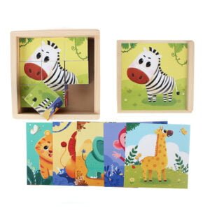 Wooden Blocks Cube Puzzles